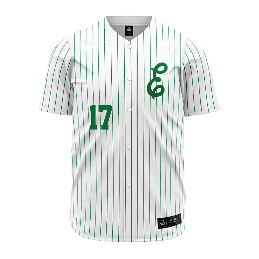 EMich - NCAA Baseball : Niko Kreuzer - White Jersey-0