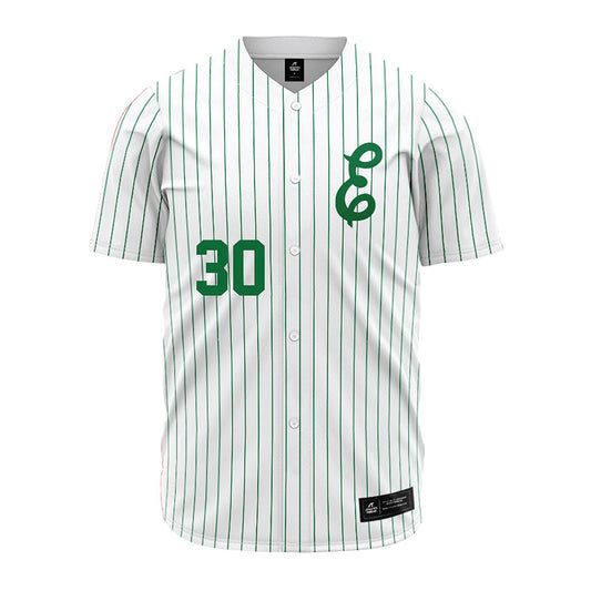 EMich - NCAA Baseball : Carter White - White Jersey-0