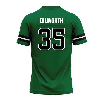 EMich - NCAA Football : Za Dilworth - Green Premium Football Jersey-1