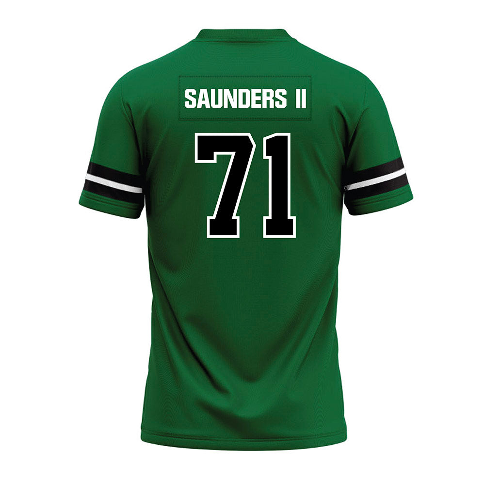 EMich - NCAA Football : Terrance Saunders II - Green Premium Football Jersey-1