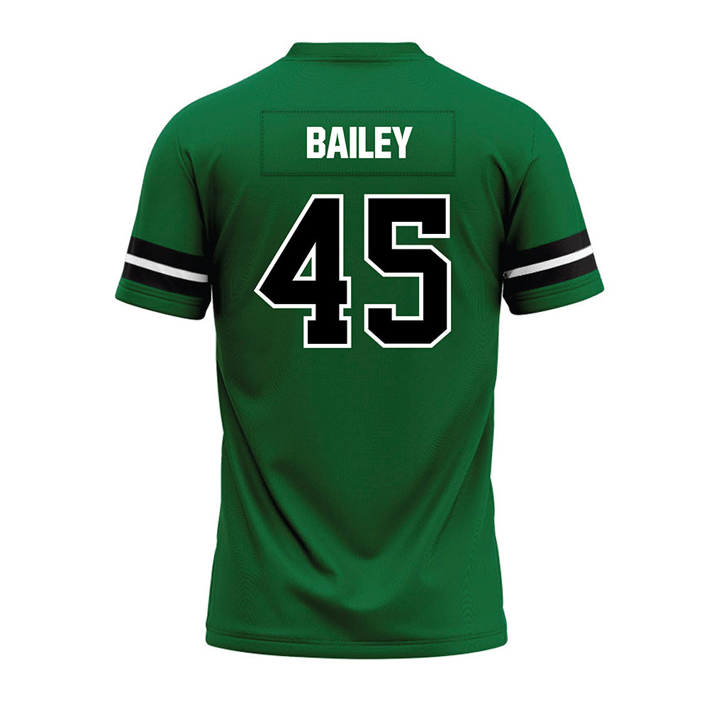 EMich - NCAA Football : Kadin Bailey - Green Premium Football Jersey-1