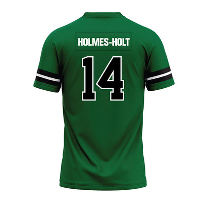 EMich - NCAA Football : Eli Holmes-Holt - Green Premium Football Jersey-1