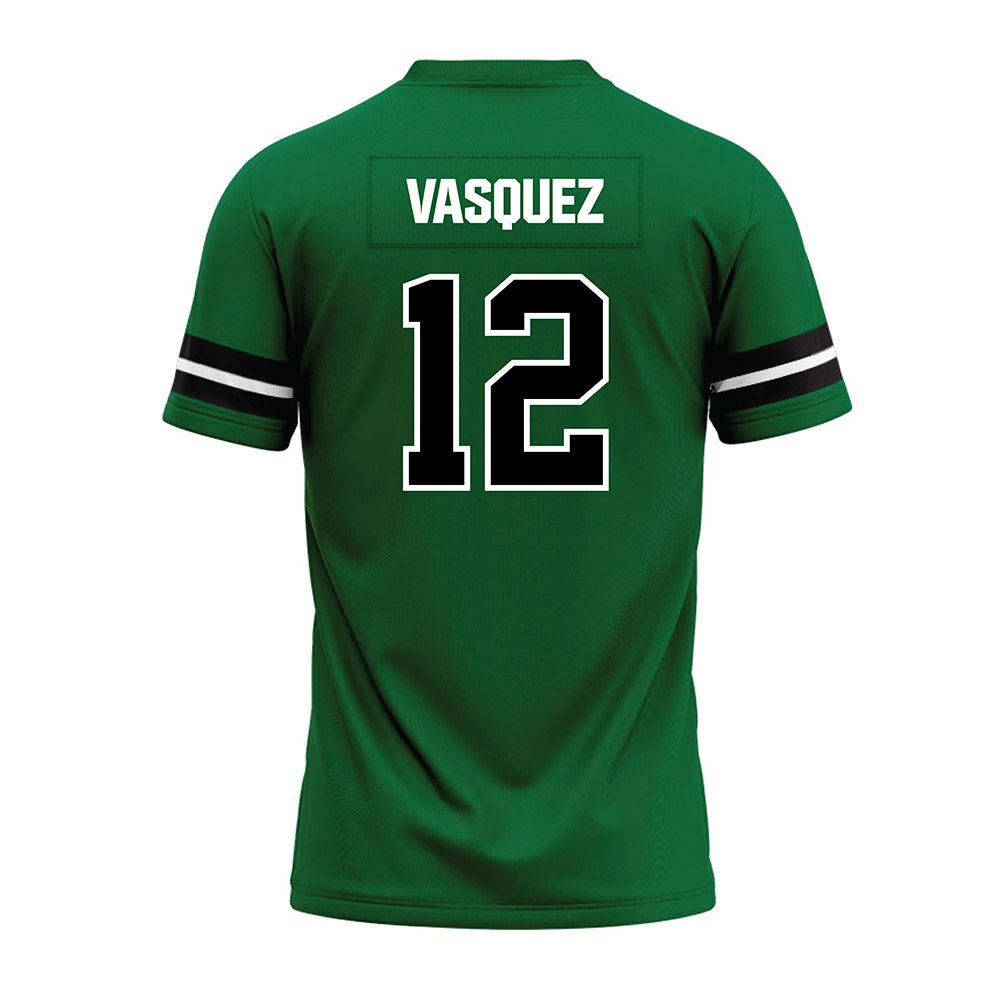 EMich - NCAA Football : Jesse Vasquez - Green Premium Football Jersey-1