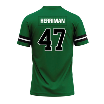 EMich - NCAA Football : Carter Herriman - Green Premium Football Jersey-1