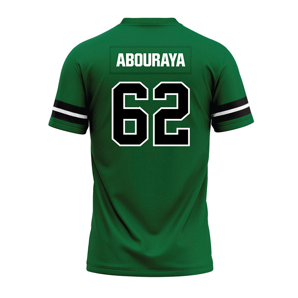 EMich - NCAA Football : Adham Abouraya - Green Premium Football Jersey-1