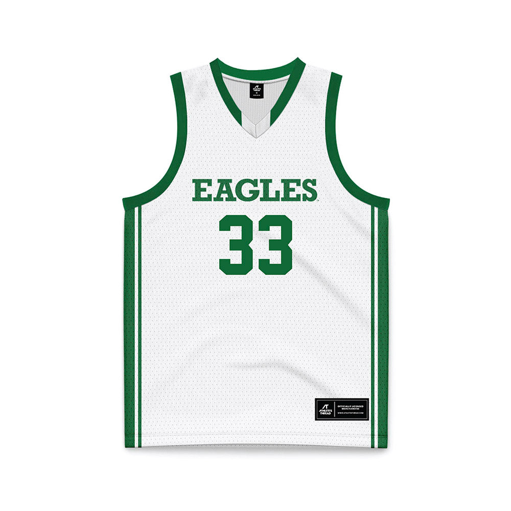 EMich - NCAA Women's Basketball : Adrena Gordon - White Basketball Jersey-0