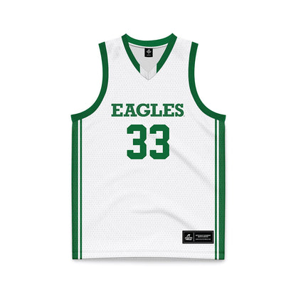 EMich - NCAA Women's Basketball : Adrena Gordon - White Basketball Jersey-0