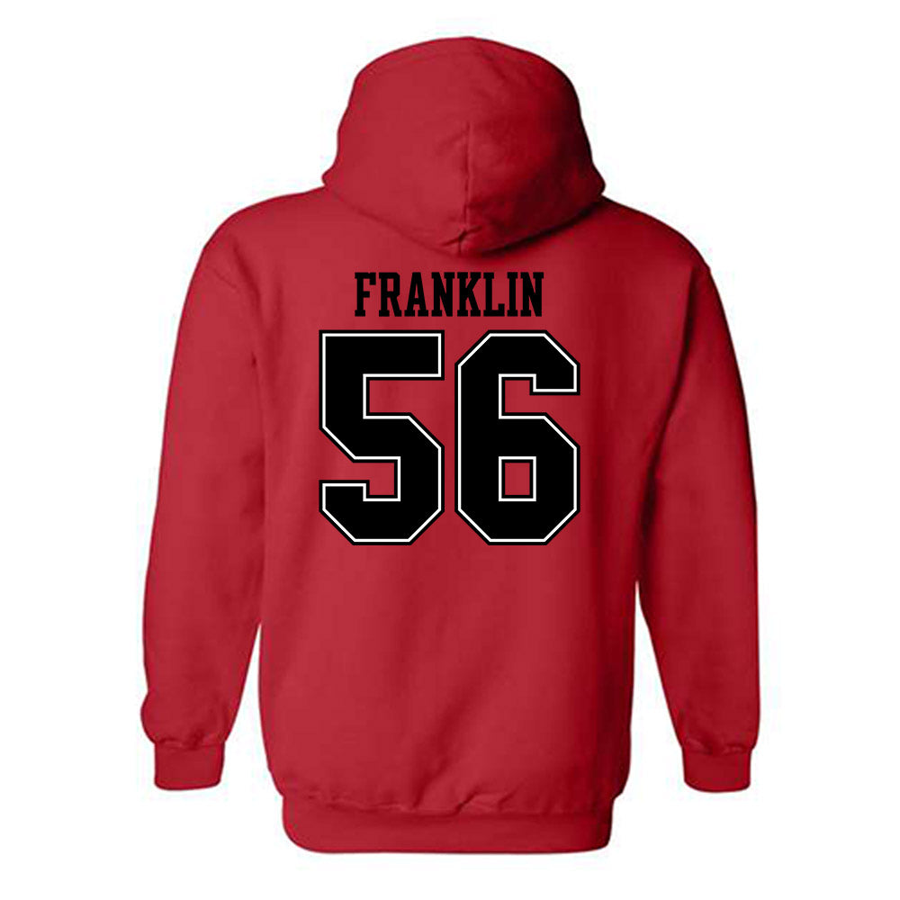 Valdosta State - NCAA Football : Javerius Franklin - Classic Shersey Hooded Sweatshirt-1