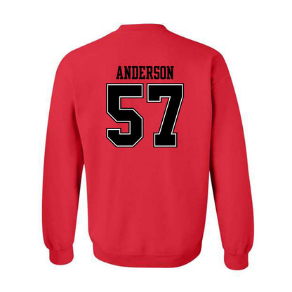 Valdosta State - NCAA Football : Wyatt Anderson - Classic Shersey Crewneck Sweatshirt-1