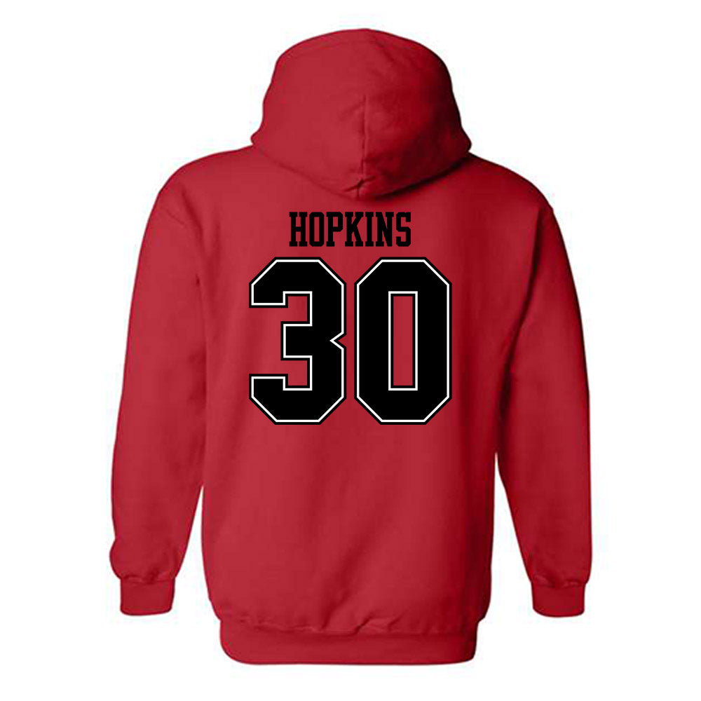 Valdosta State - NCAA Women's Basketball : Bella Hopkins - Classic Shersey Hooded Sweatshirt-1