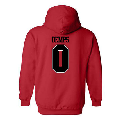 Valdosta State - NCAA Women's Basketball : Kaci Demps - Classic Shersey Hooded Sweatshirt-1