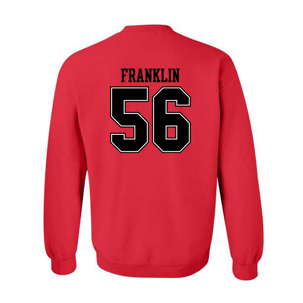 Valdosta State - NCAA Football : Javerius Franklin - Classic Shersey Crewneck Sweatshirt-1