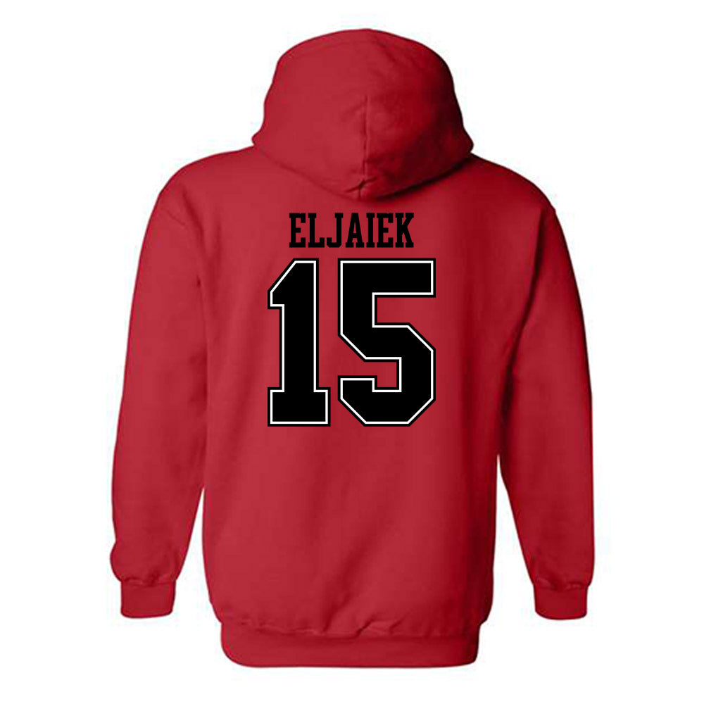 Valdosta State - NCAA Baseball : Farid Eljaiek - Classic Shersey Hooded Sweatshirt-1