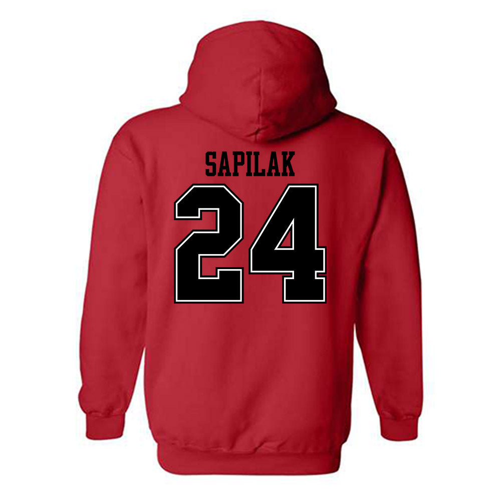 Valdosta State - NCAA Women's Basketball : Alina Sapilak - Classic Shersey Hooded Sweatshirt-1