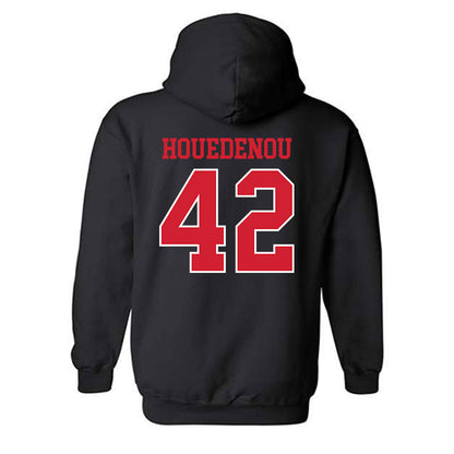 Valdosta State - NCAA Football : Joel Houedenou - Classic Shersey Hooded Sweatshirt-1
