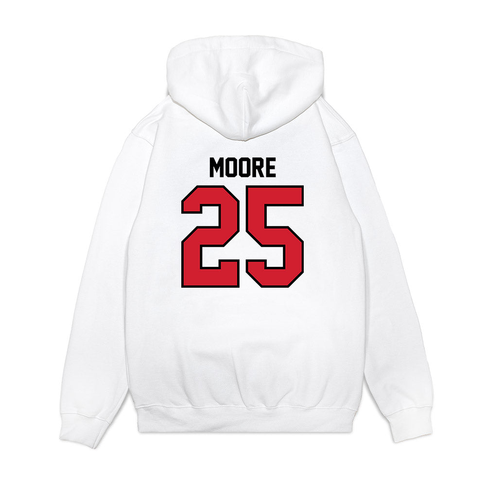 Valdosta State - NCAA Football : LaBarryon Moore - Classic Shersey Hooded Sweatshirt-1