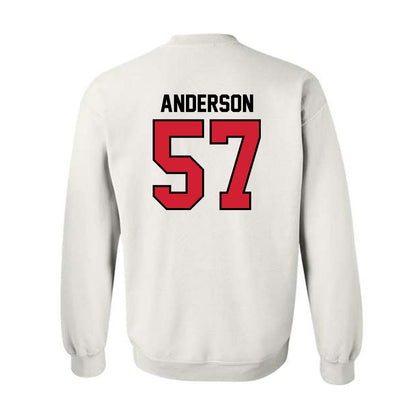 Valdosta State - NCAA Football : Wyatt Anderson - Classic Shersey Crewneck Sweatshirt-1