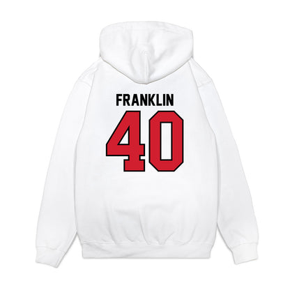 Valdosta State - NCAA Football : Javerius Franklin - Classic Shersey Hooded Sweatshirt-1