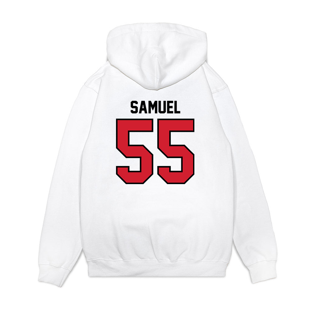 Valdosta State - NCAA Football : Tre Samuel - Classic Shersey Hooded Sweatshirt-1