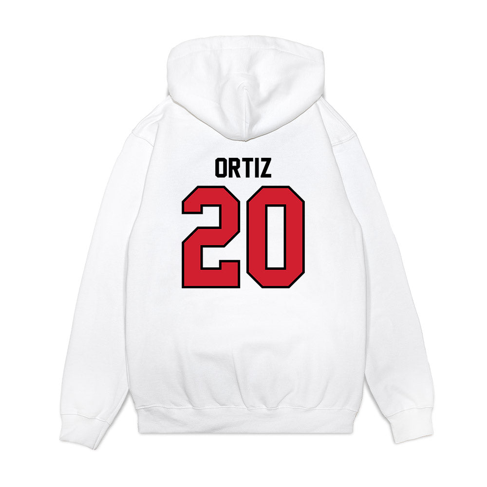 Valdosta State - NCAA Baseball : Raynel Ortiz - Classic Shersey Hooded Sweatshirt-1