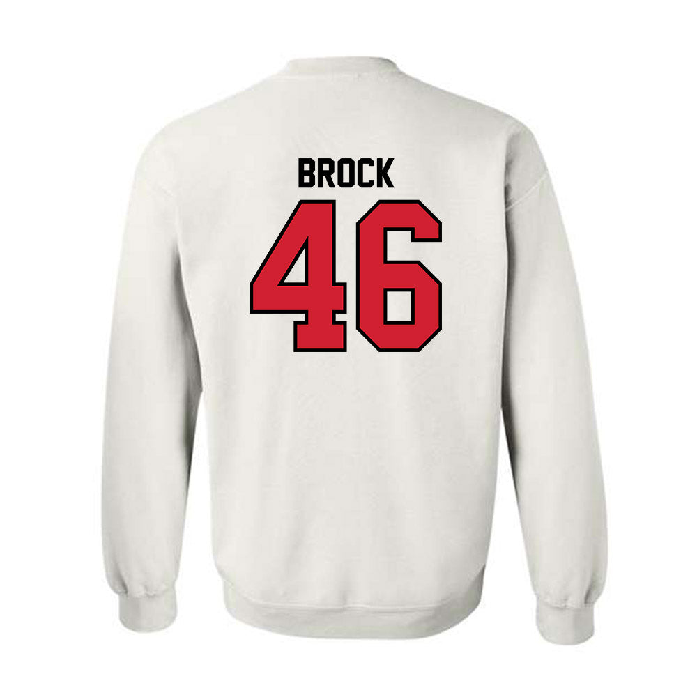 Valdosta State - NCAA Baseball : Dewey Brock - Classic Shersey Crewneck Sweatshirt-1