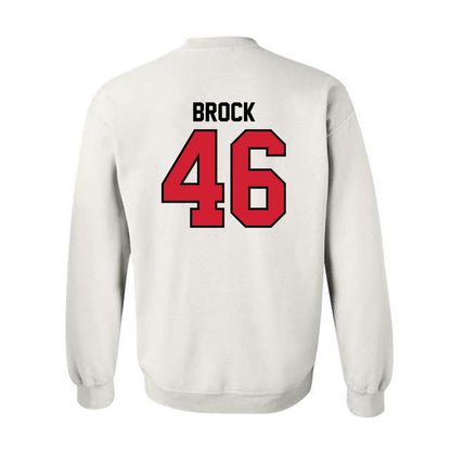 Valdosta State - NCAA Baseball : Dewey Brock - Classic Shersey Crewneck Sweatshirt-1