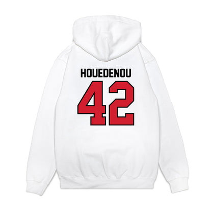 Valdosta State - NCAA Football : Joel Houedenou - Classic Shersey Hooded Sweatshirt-1