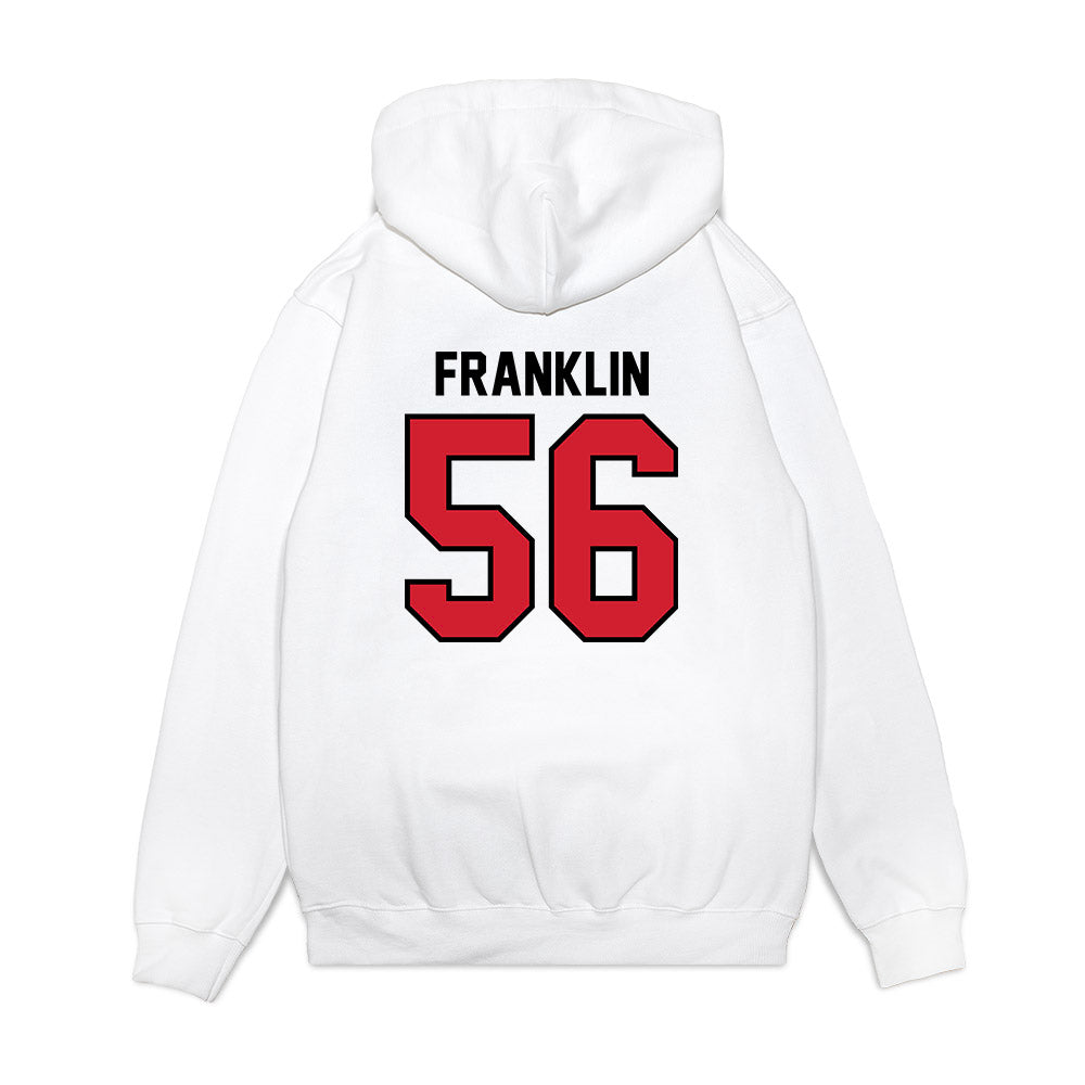 Valdosta State - NCAA Football : Javerius Franklin - Classic Shersey Hooded Sweatshirt-1