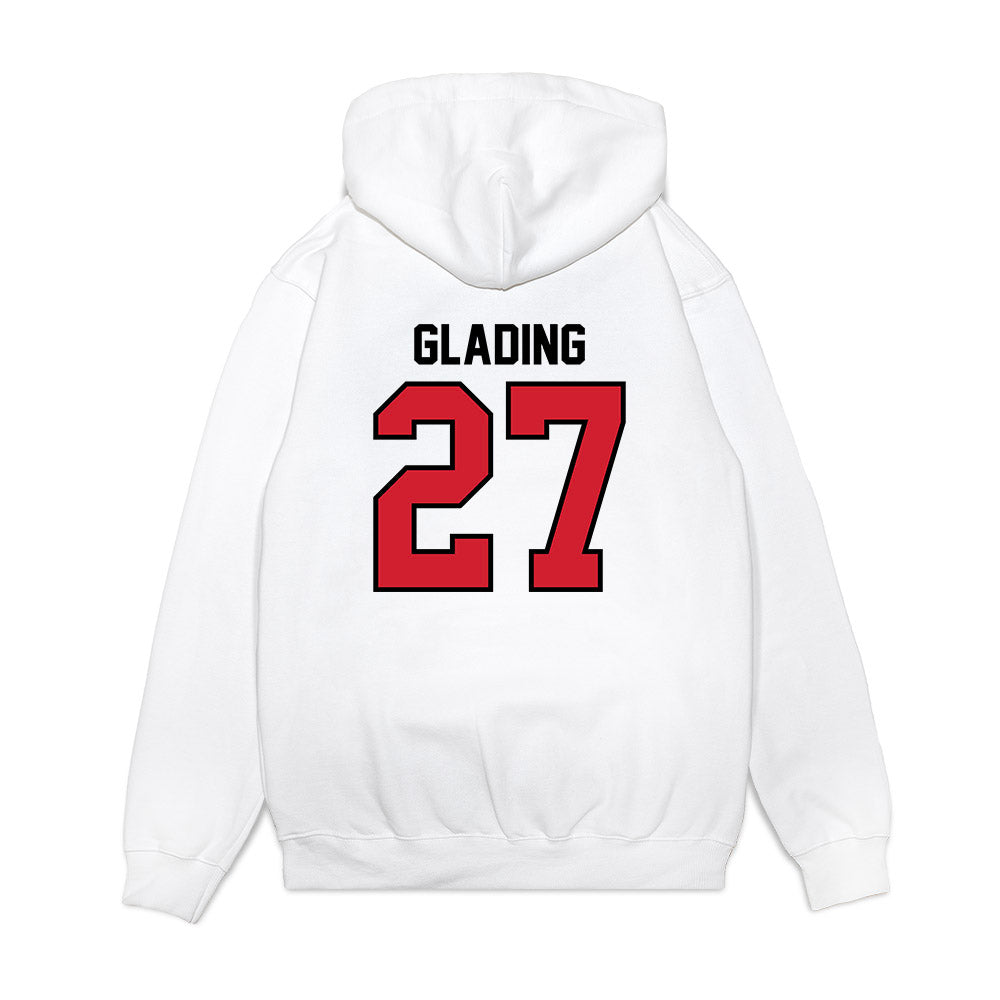 Valdosta State - NCAA Baseball : Pierce Glading - Classic Shersey Hooded Sweatshirt-1