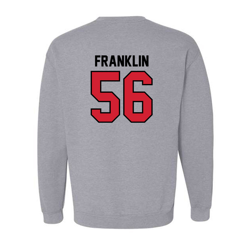 Valdosta State - NCAA Football : Javerius Franklin - Classic Shersey Crewneck Sweatshirt-1