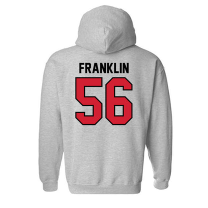 Valdosta State - NCAA Football : Javerius Franklin - Classic Shersey Hooded Sweatshirt-1