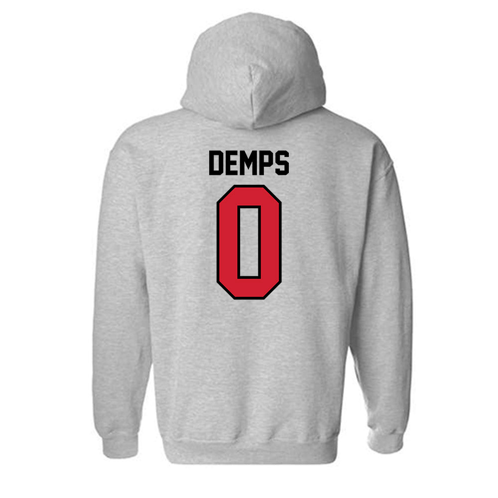 Valdosta State - NCAA Women's Basketball : Kaci Demps - Classic Shersey Hooded Sweatshirt-1