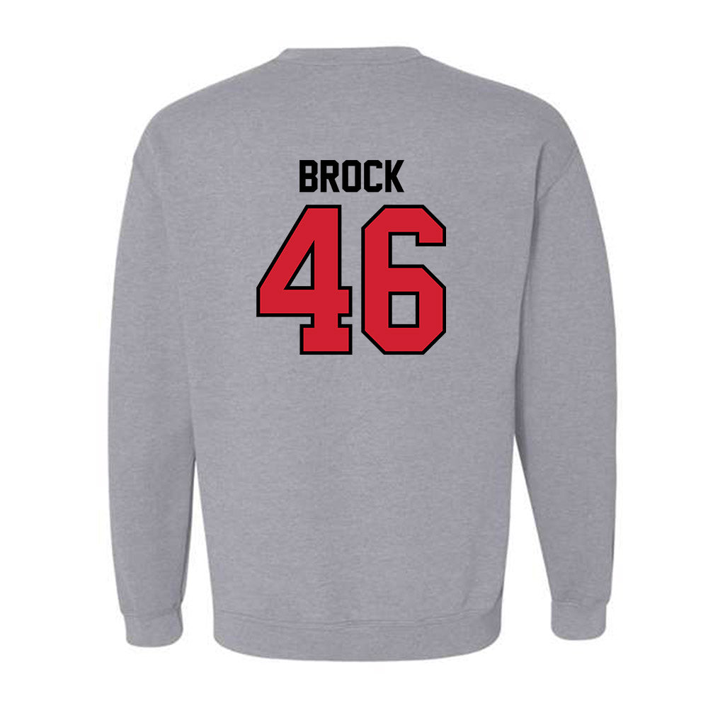 Valdosta State - NCAA Baseball : Dewey Brock - Classic Shersey Crewneck Sweatshirt-1