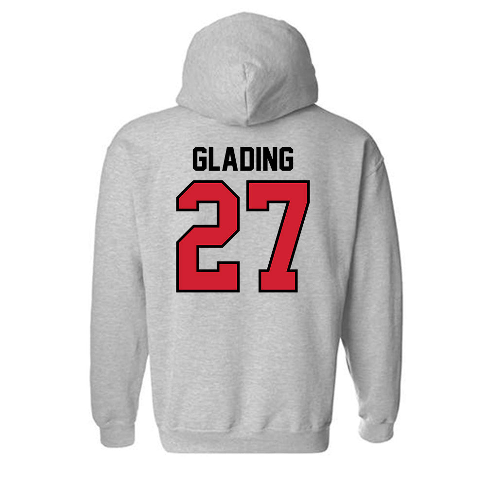Valdosta State - NCAA Baseball : Pierce Glading - Classic Shersey Hooded Sweatshirt-1