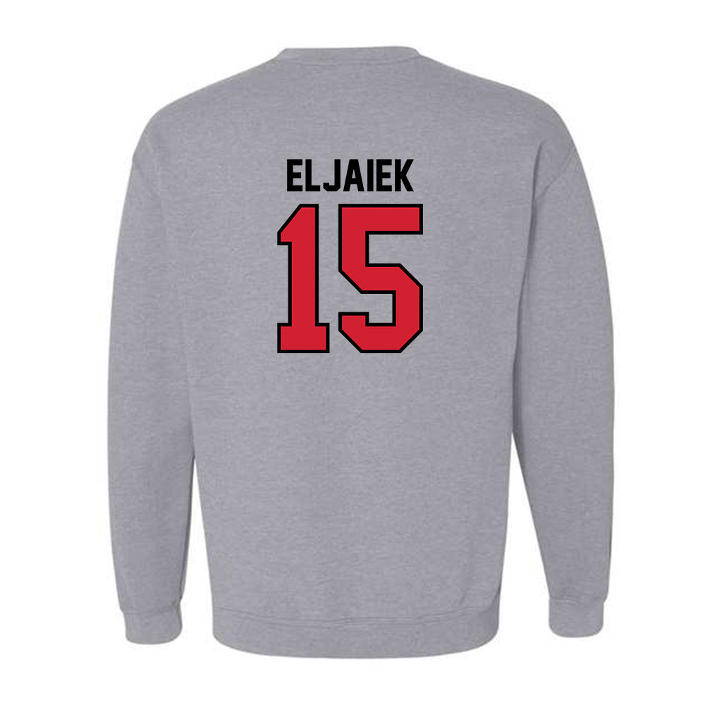Valdosta State - NCAA Baseball : Farid Eljaiek - Classic Shersey Crewneck Sweatshirt-1