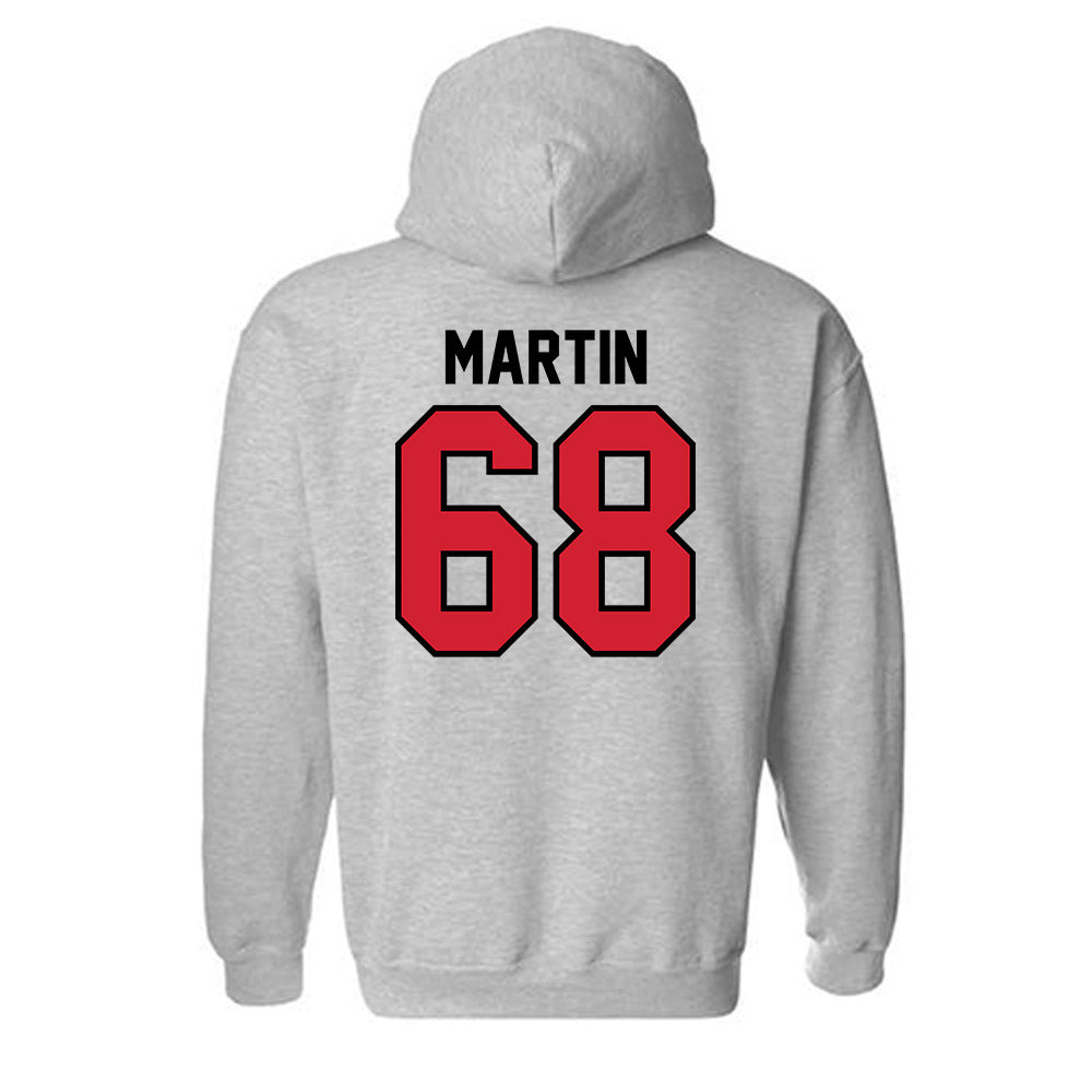 Valdosta State - NCAA Football : Jonathan Martin - Classic Shersey Hooded Sweatshirt-1