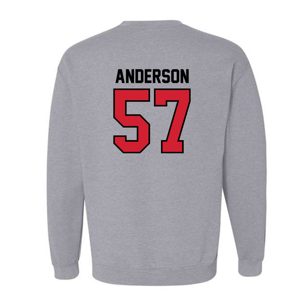 Valdosta State - NCAA Football : Wyatt Anderson - Classic Shersey Crewneck Sweatshirt-1