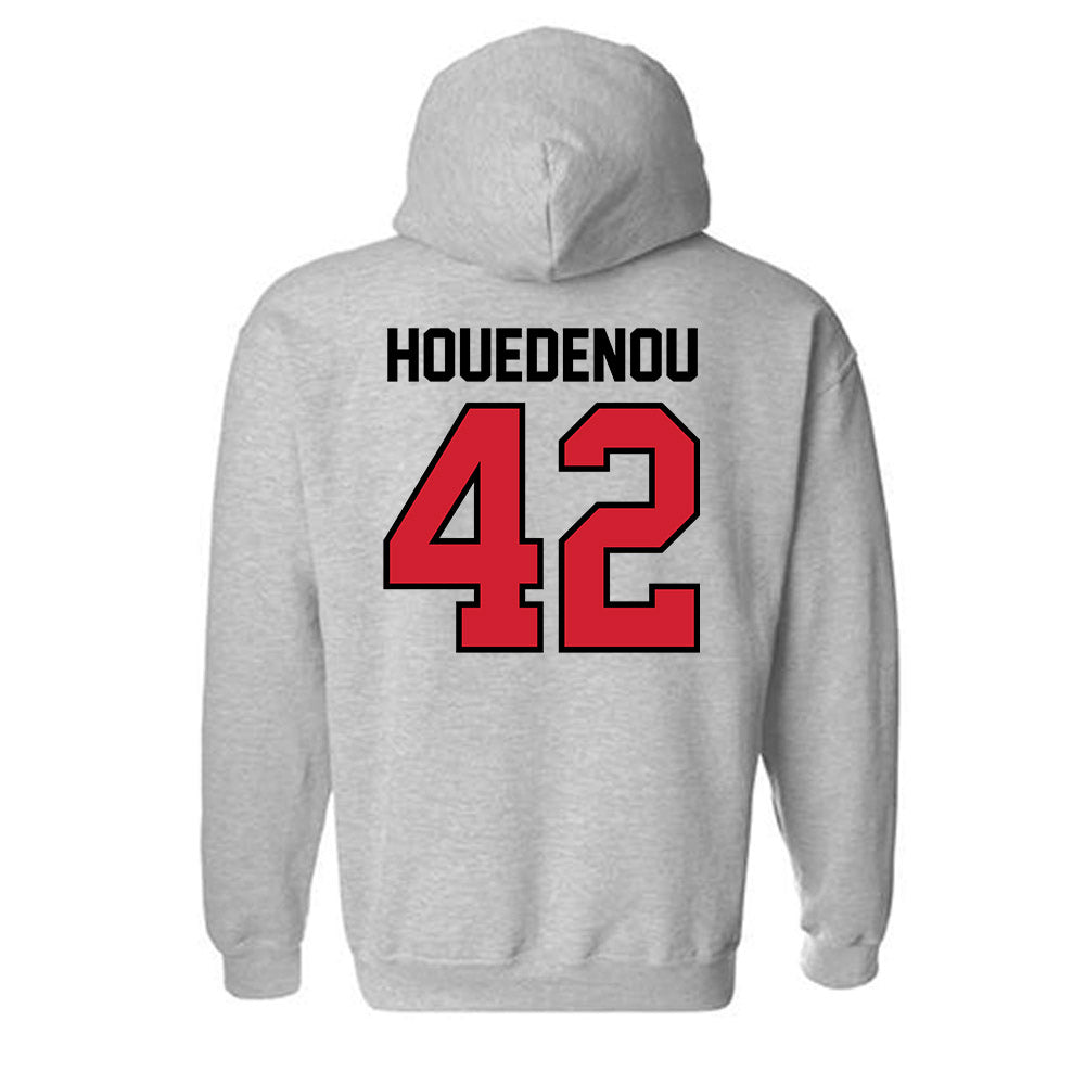 Valdosta State - NCAA Football : Joel Houedenou - Classic Shersey Hooded Sweatshirt-1