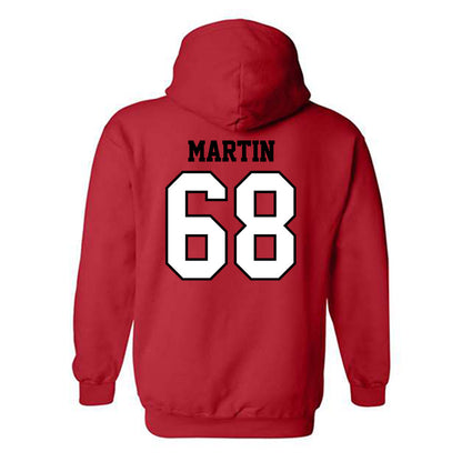 Valdosta State - NCAA Football : Jonathan Martin - Classic Shersey Hooded Sweatshirt-1