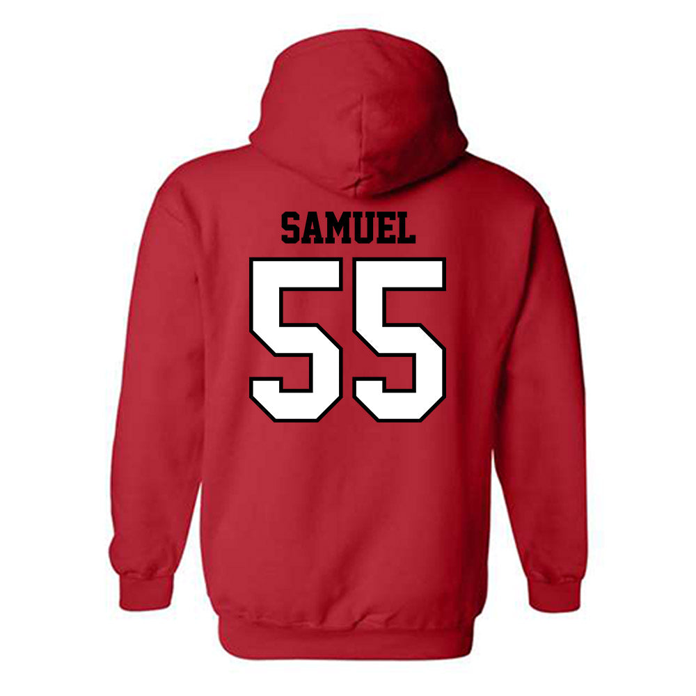 Valdosta State - NCAA Football : Tre Samuel - Classic Shersey Hooded Sweatshirt-1