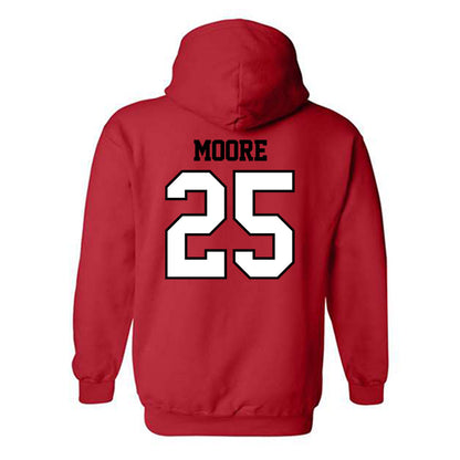 Valdosta State - NCAA Football : LaBarryon Moore - Classic Shersey Hooded Sweatshirt-1