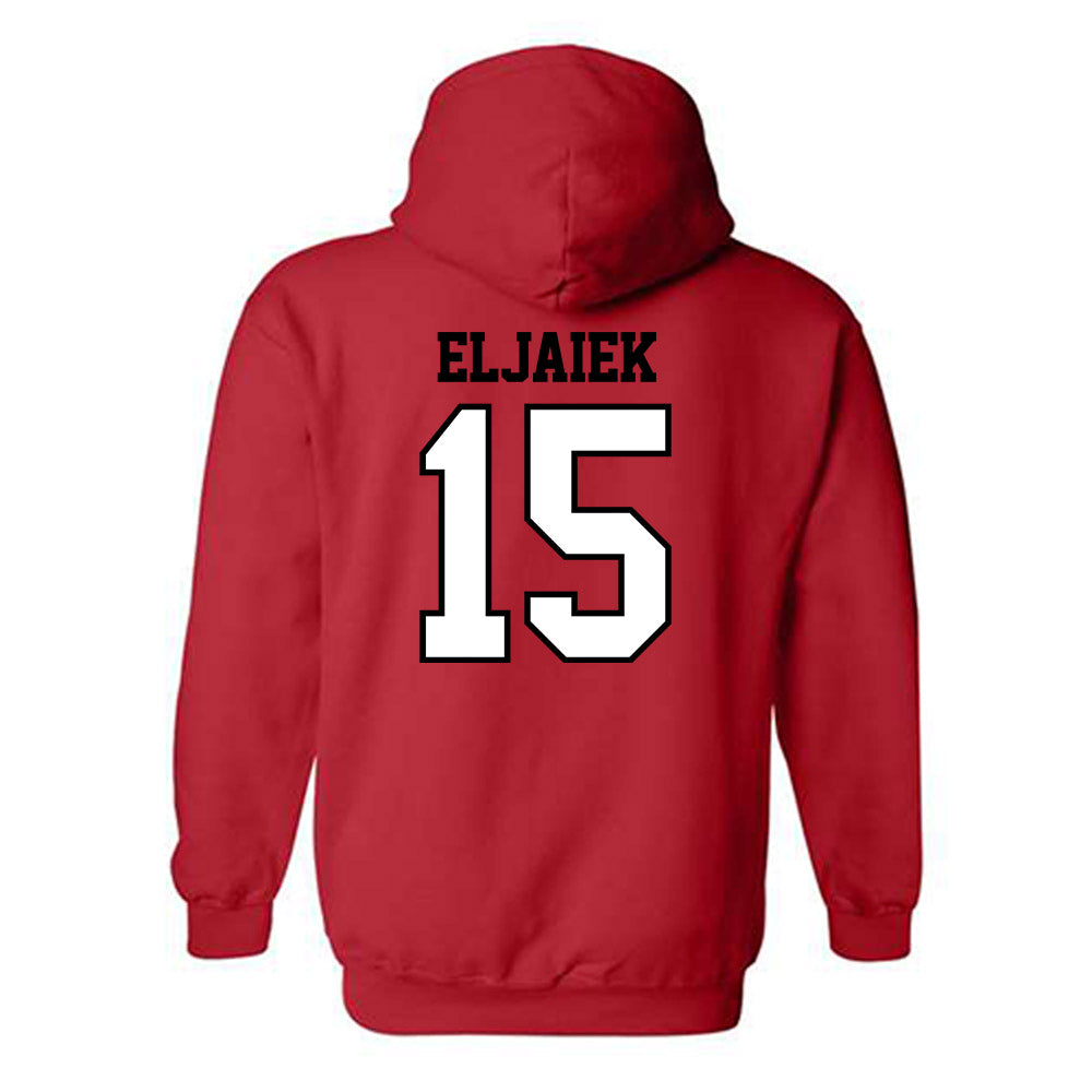 Valdosta State - NCAA Baseball : Farid Eljaiek - Classic Shersey Hooded Sweatshirt-1