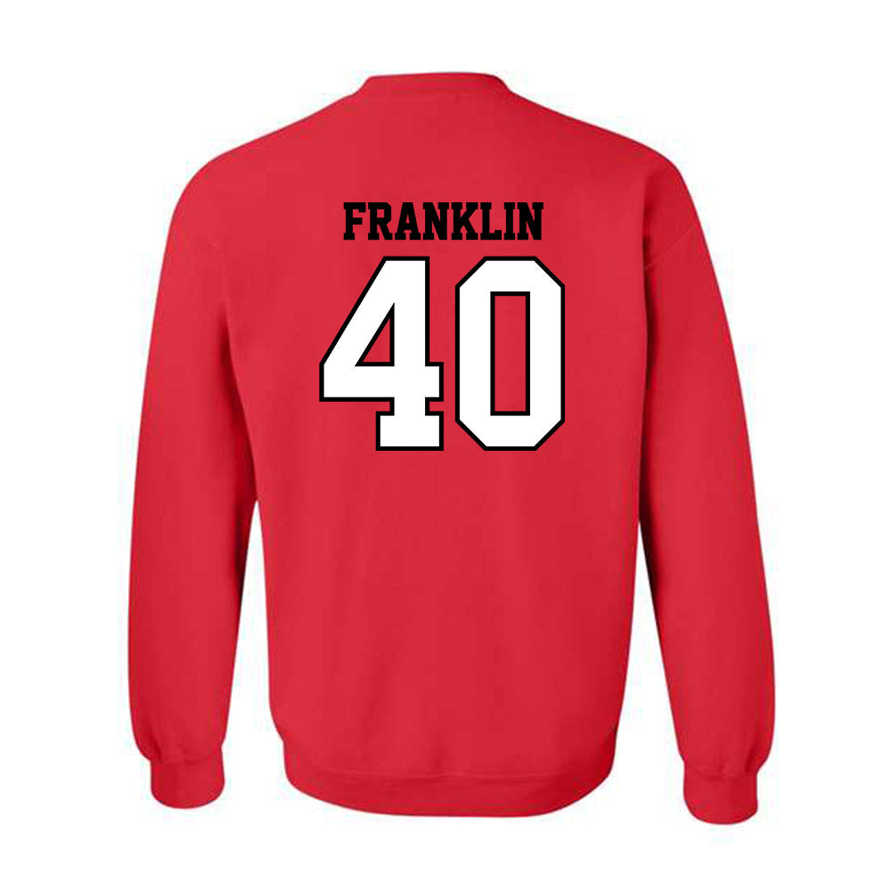 Valdosta State - NCAA Football : Javerius Franklin - Classic Shersey Crewneck Sweatshirt-1