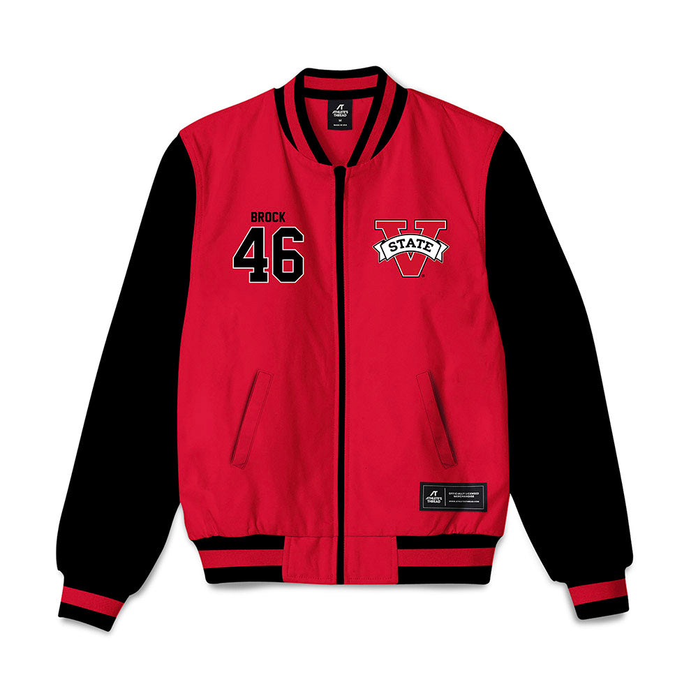 Valdosta State - NCAA Baseball : Dewey Brock - Bomber Jacket-0