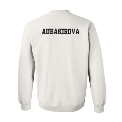 Wichita State - NCAA Women's Tennis : Sati Aubakirova - Crewneck Sweatshirt-1