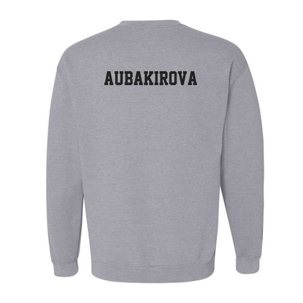 Wichita State - NCAA Women's Tennis : Sati Aubakirova - Crewneck Sweatshirt-1