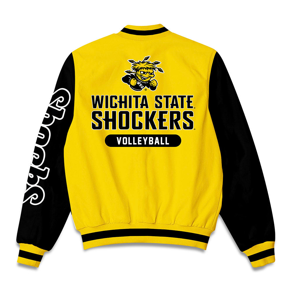 Wichita State - NCAA Women's Volleyball : Sydney Dunning - Bomber Jacket-1