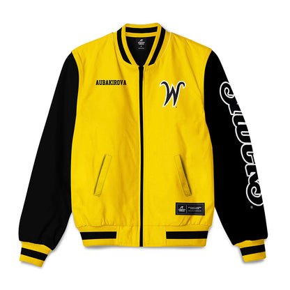 Wichita State - NCAA Women's Tennis : Sati Aubakirova - Bomber Jacket-0