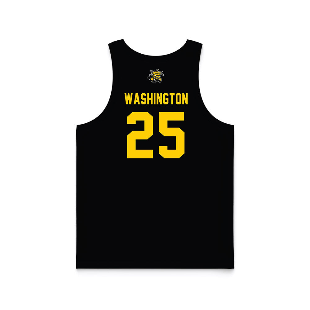 Wichita State - NCAA Women's Basketball : Karys Washington - Black Basketball Jersey-1