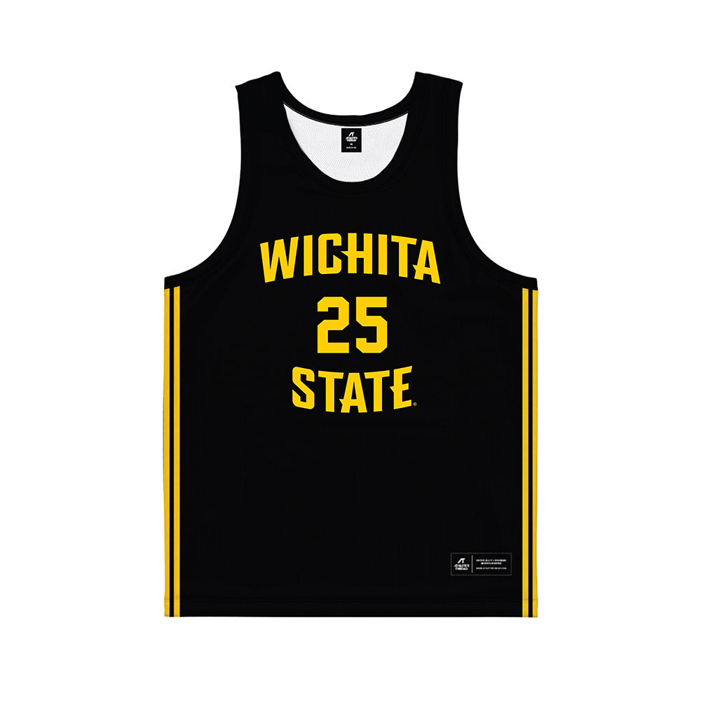 Wichita State - NCAA Women's Basketball : Karys Washington - Black Basketball Jersey-0